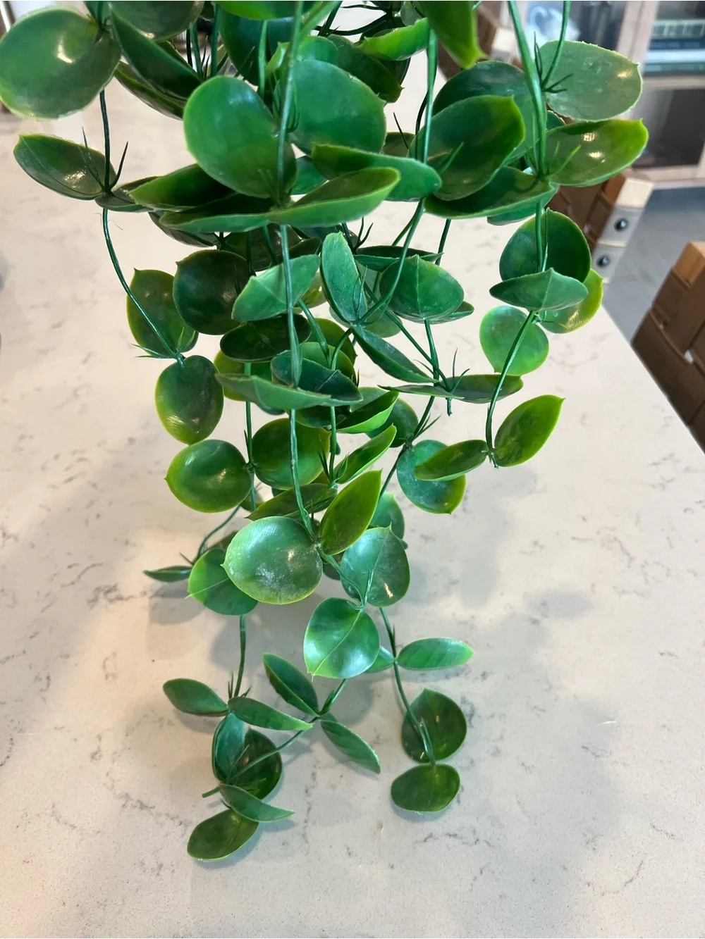 NWT - 2 Faux Green Trailing Vine Stems